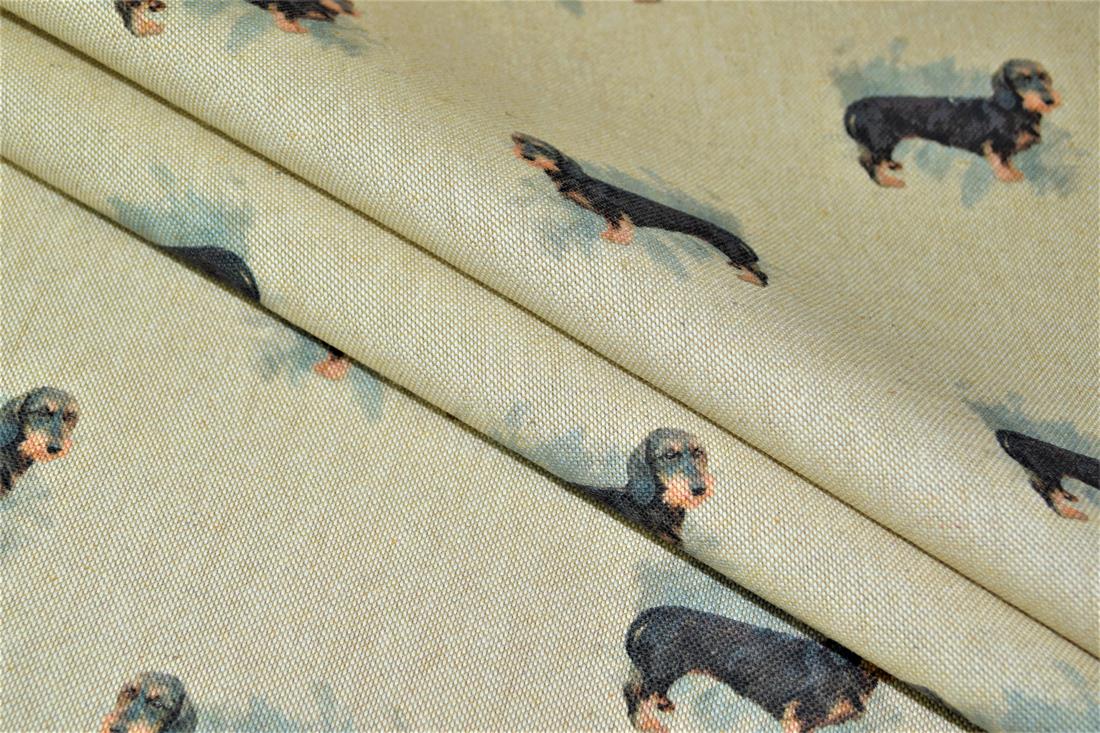 Natural Printed Digital Canvas Fabric