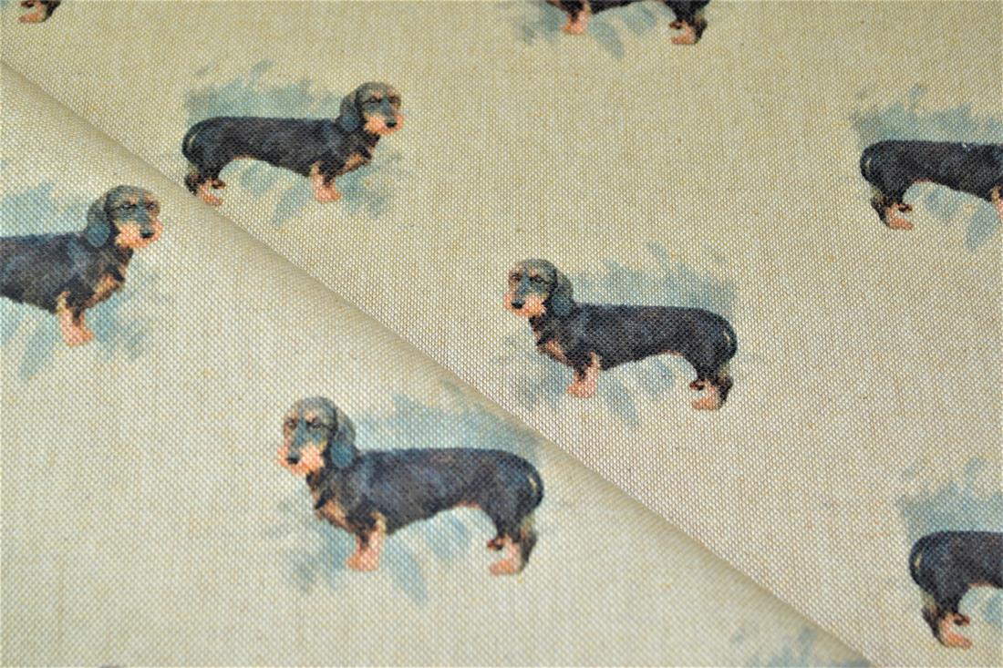 Natural Printed Digital Canvas Fabric