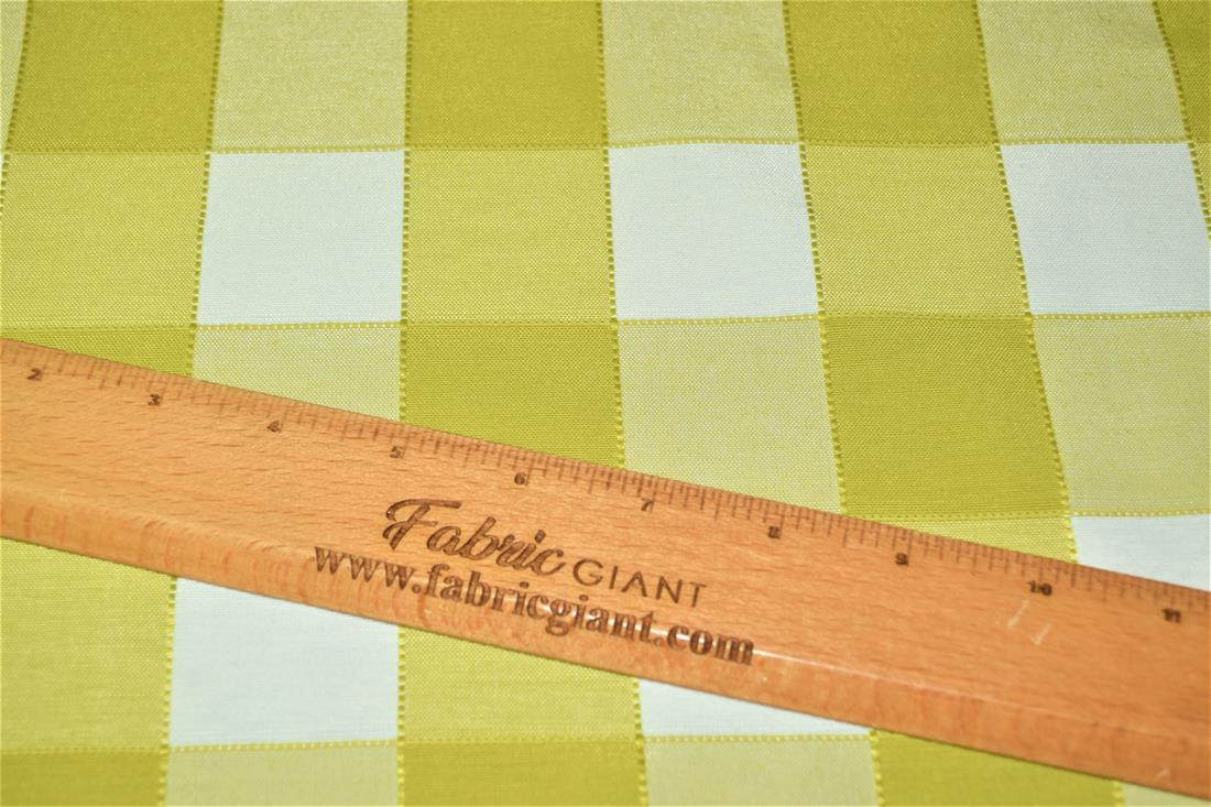 Gingham Canvas Printed Fabric