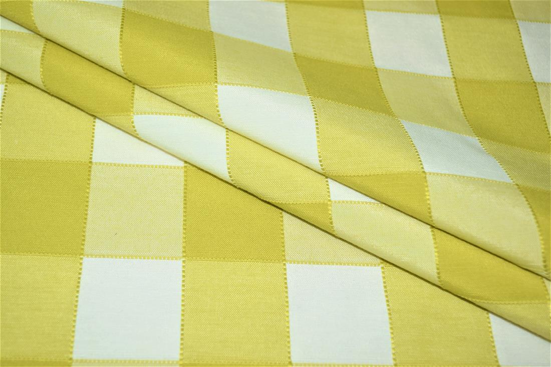 Gingham Canvas Printed Fabric