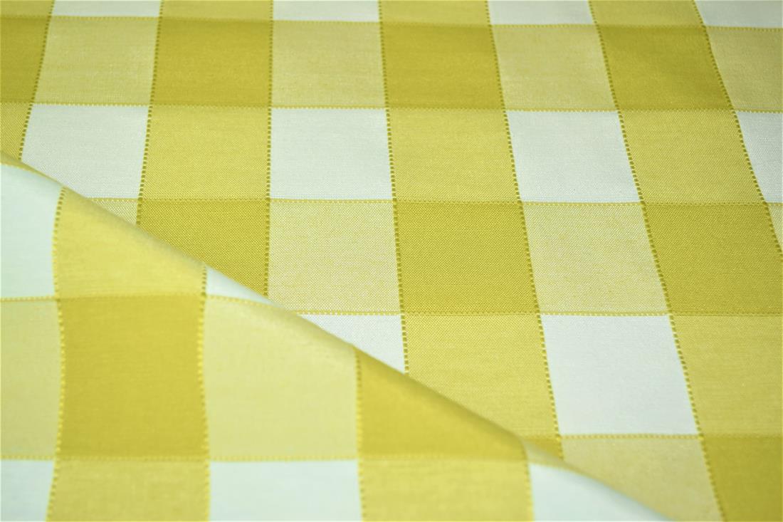 Gingham Canvas Printed Fabric
