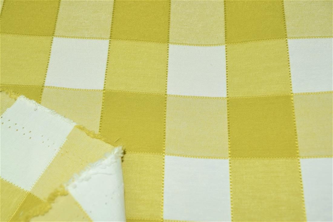 Gingham Canvas Printed Fabric