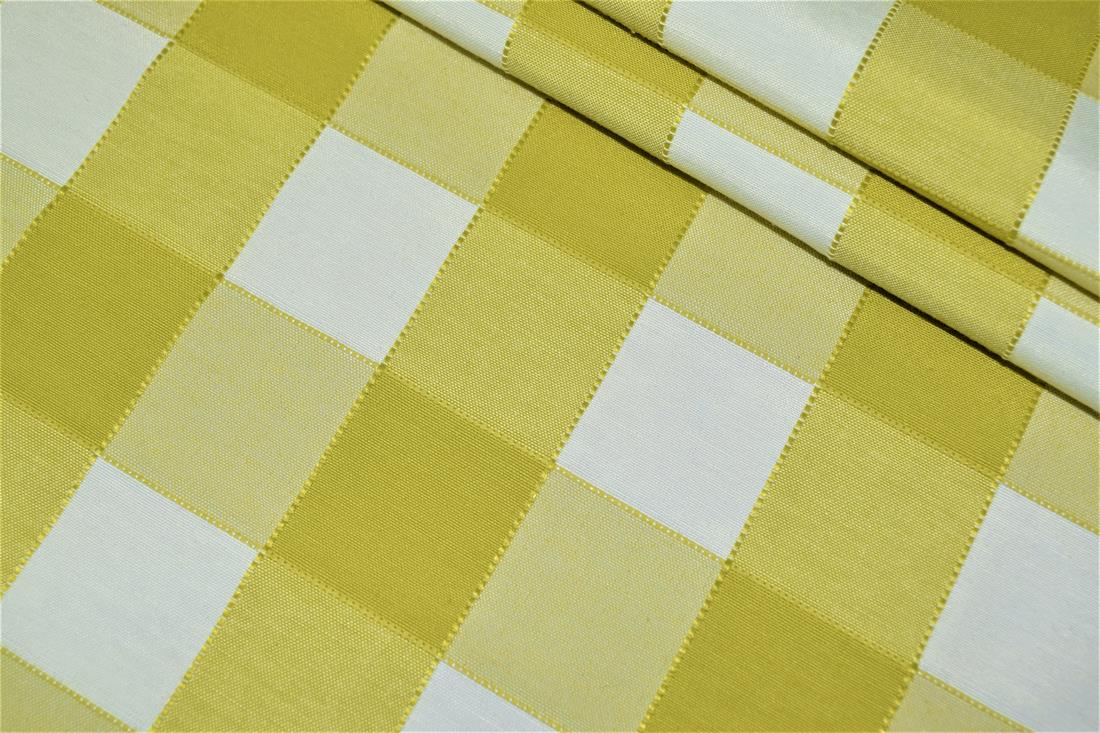 Gingham Canvas Printed Fabric