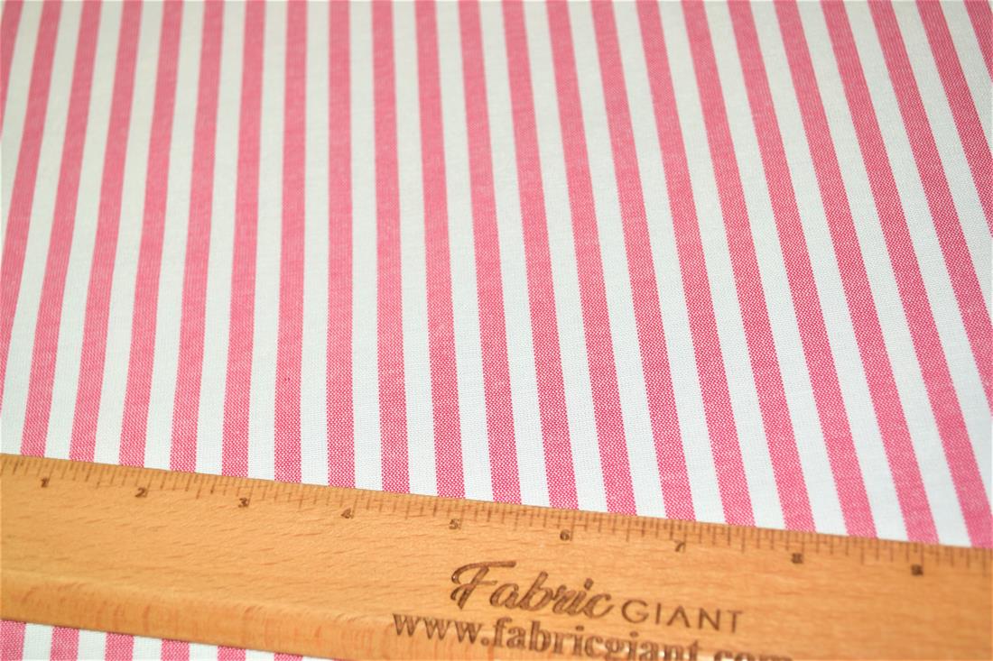 Printed Thin Stripes Canvas Fabric