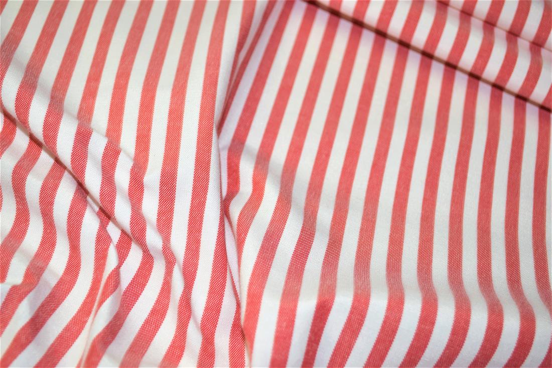 Printed Thin Stripes Canvas Fabric