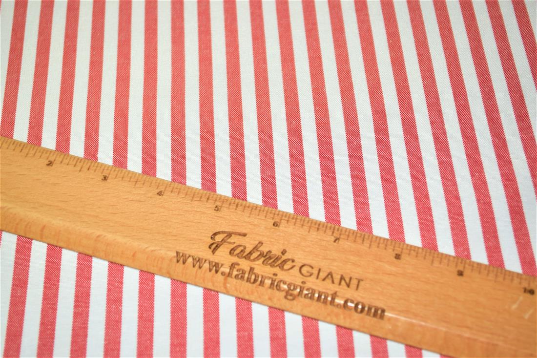 Printed Thin Stripes Canvas Fabric