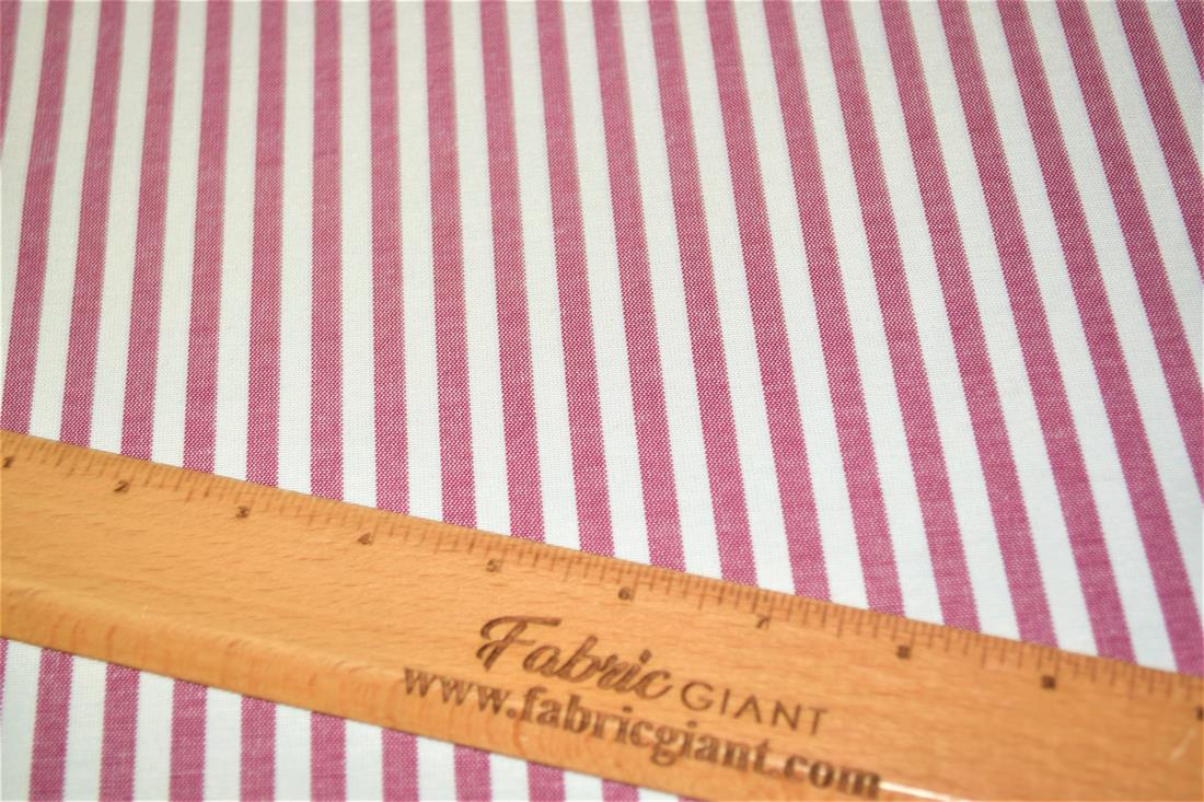 Printed Thin Stripes Canvas Fabric