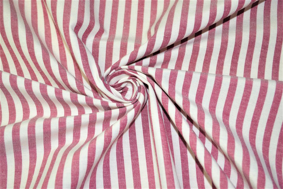 Printed Thin Stripes Canvas Fabric