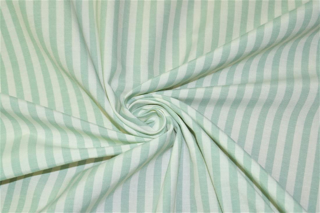Printed Thin Stripes Canvas Fabric