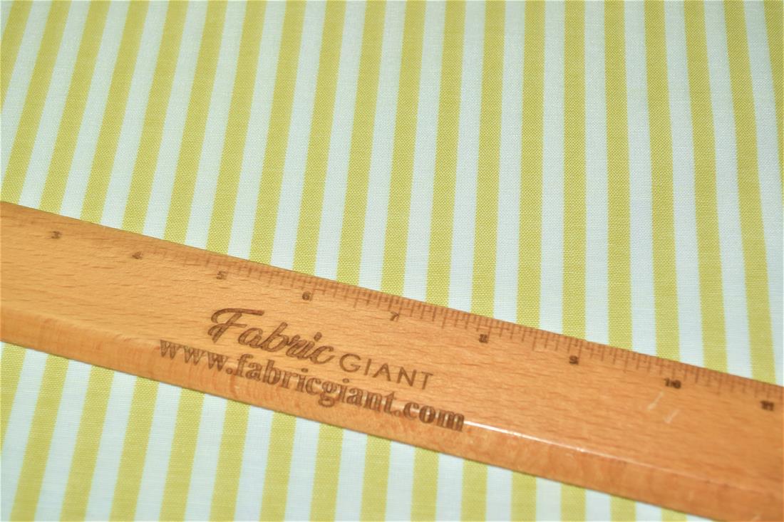 Printed Thin Stripes Canvas Fabric