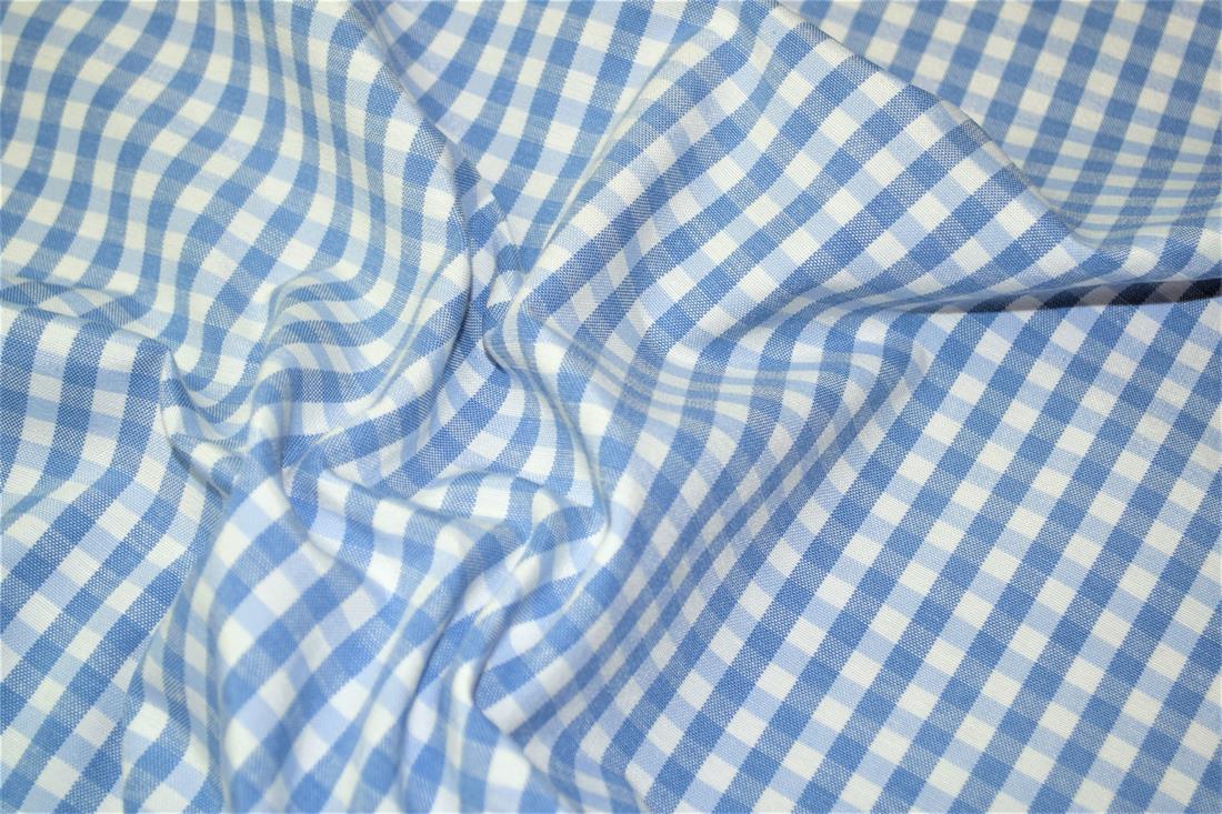 Printed Small Gingham Canvas Fabric