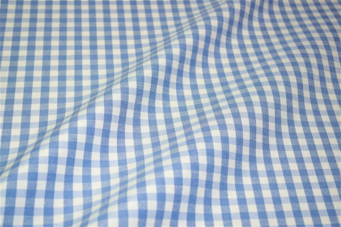 Printed Small Gingham Canvas Fabric