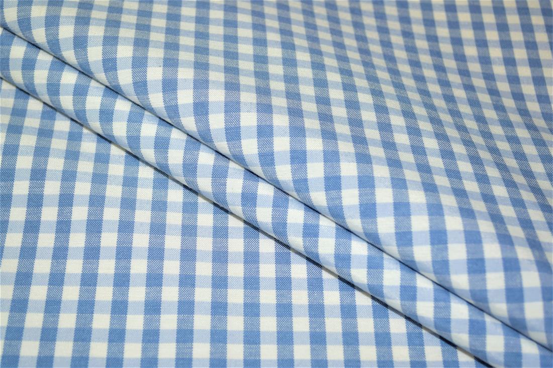 Printed Small Gingham Canvas Fabric