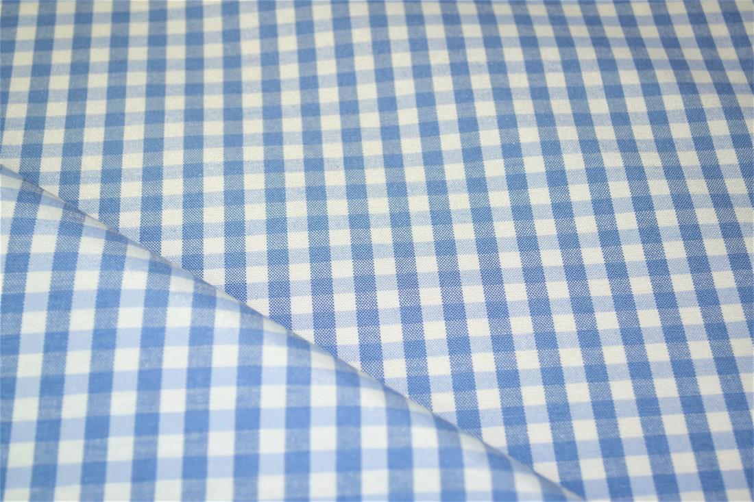 Printed Small Gingham Canvas Fabric