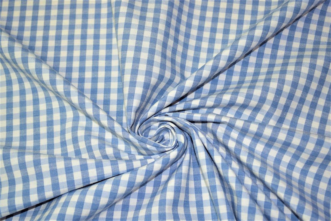 Printed Small Gingham Canvas Fabric
