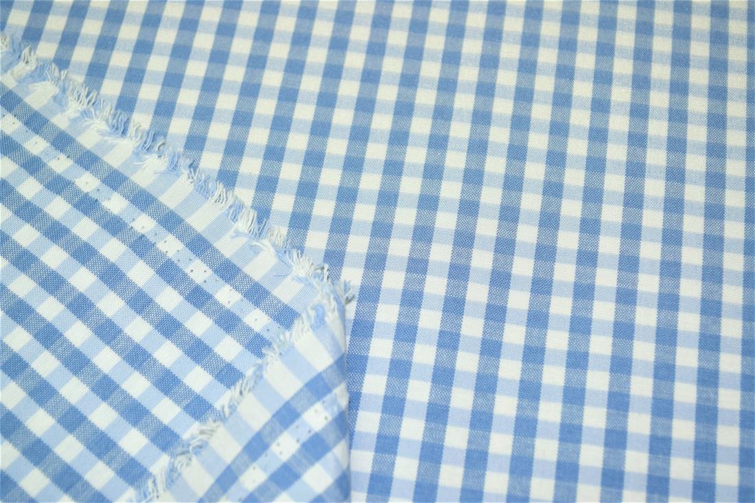 Printed Small Gingham Canvas Fabric