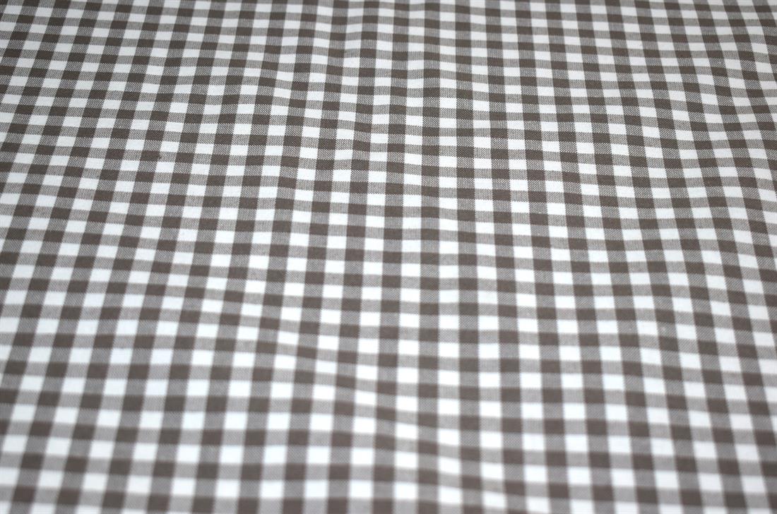 Printed Small Gingham Canvas Fabric