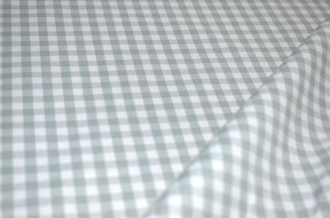 Printed Small Gingham Canvas Fabric