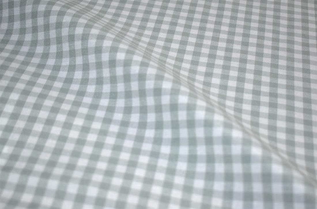 Printed Small Gingham Canvas Fabric