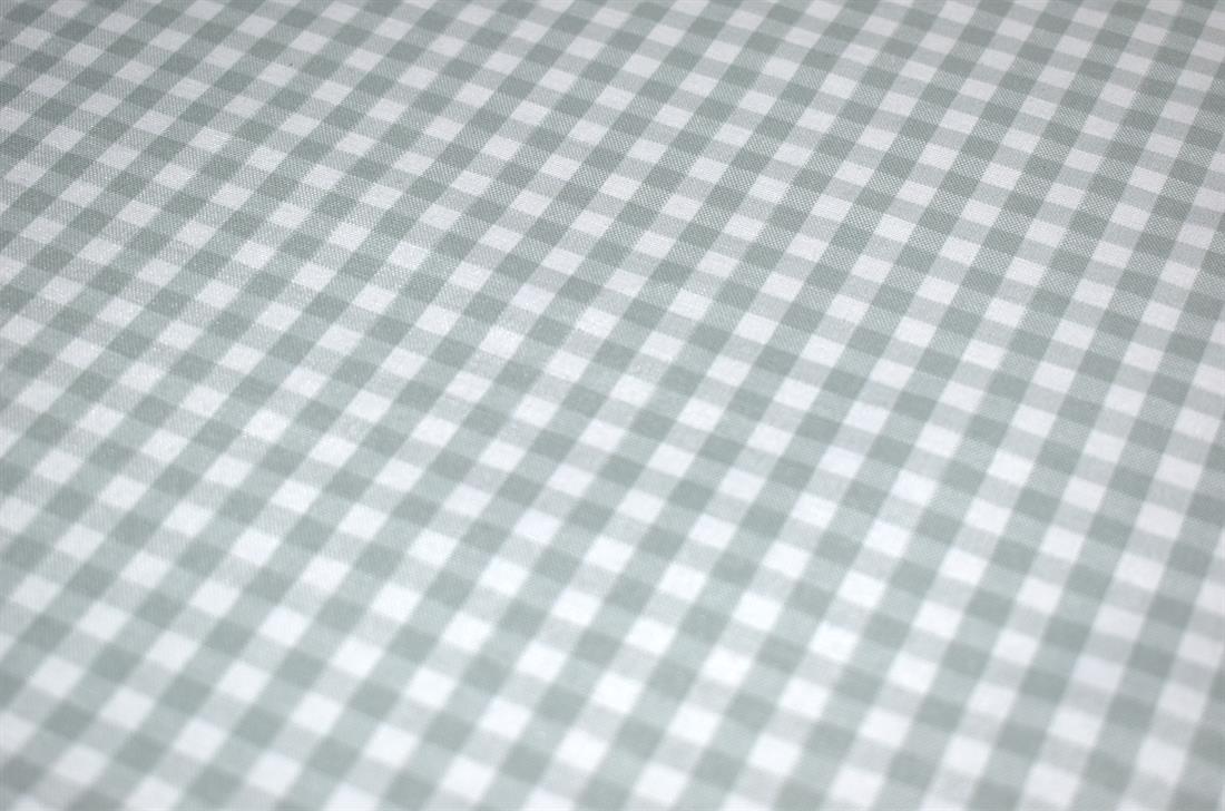 Printed Small Gingham Canvas Fabric