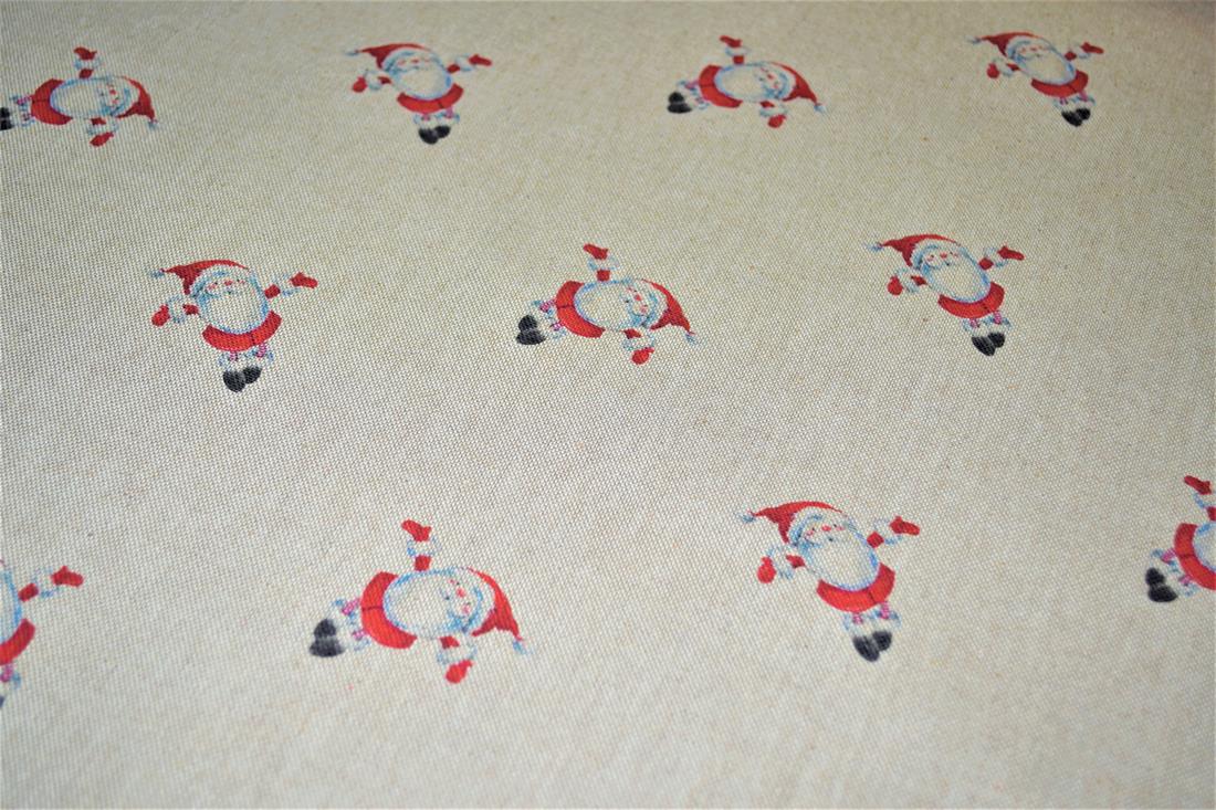 Natural Printed Digital Canvas Fabric