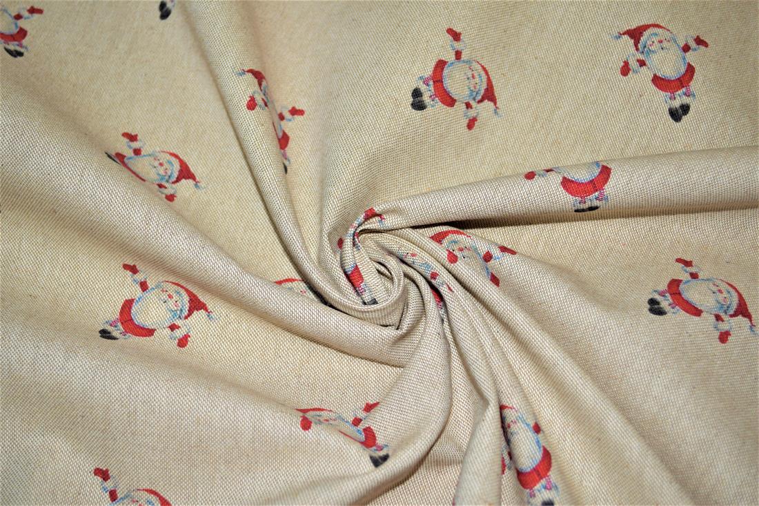 Natural Printed Digital Canvas Fabric