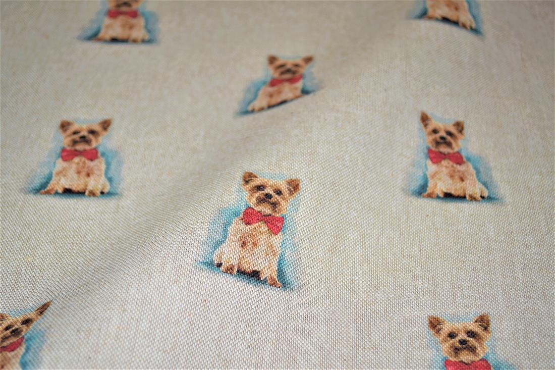 Natural Printed Digital Canvas Fabric