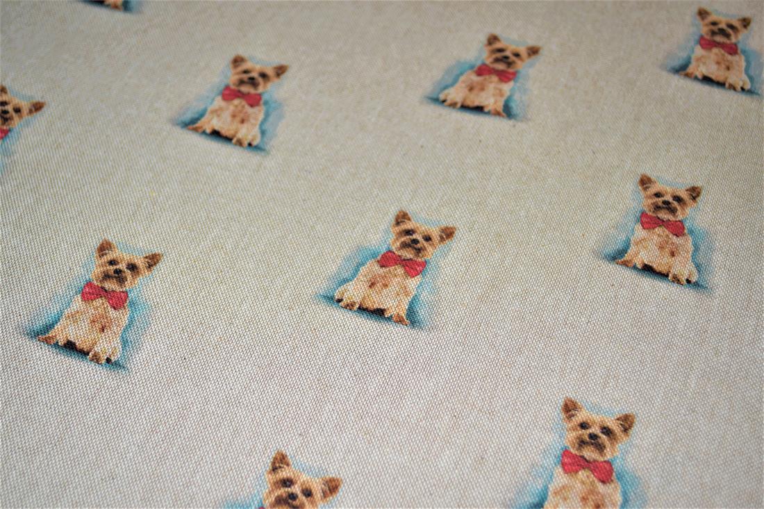 Natural Printed Digital Canvas Fabric