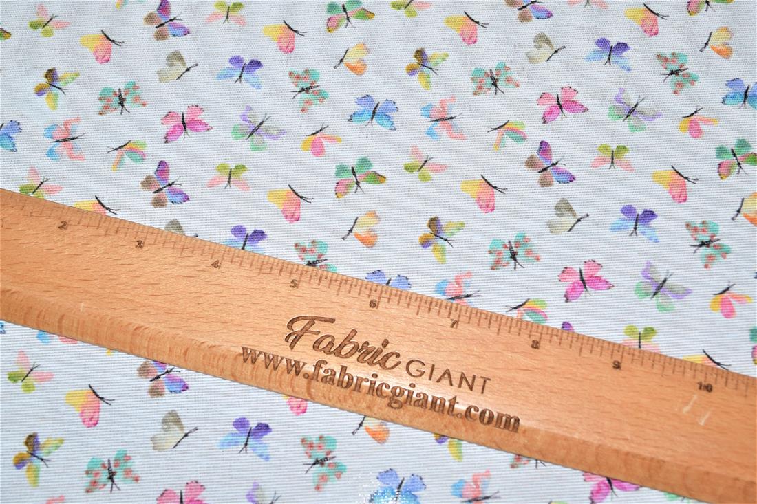 White Linen Printed Canvas Fabric