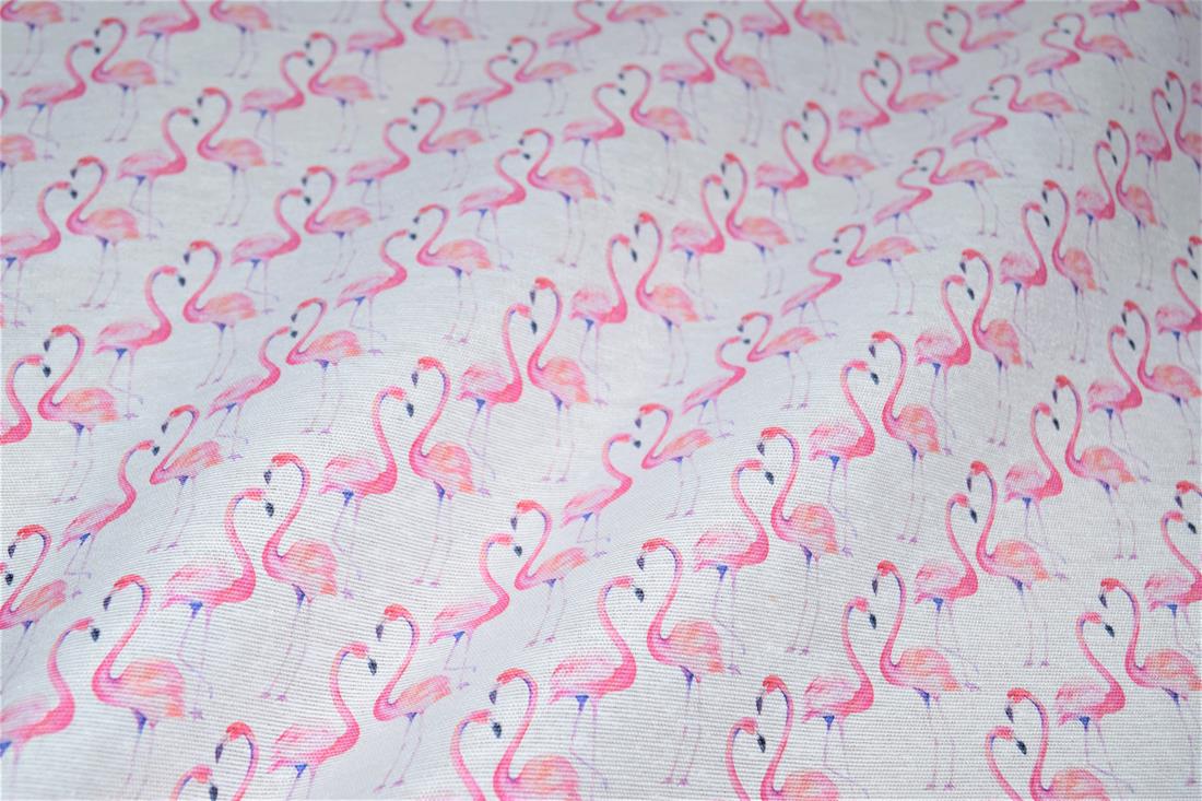 Flamigo Print Linen