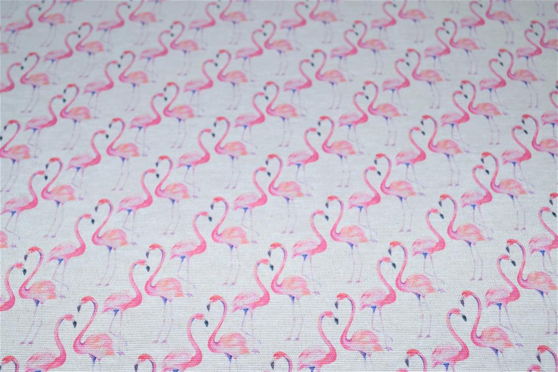Flamigo Print Linen