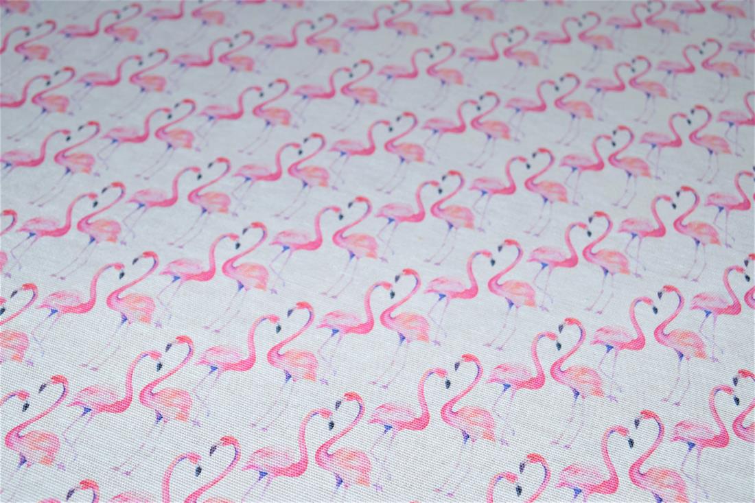 Flamigo Print Linen