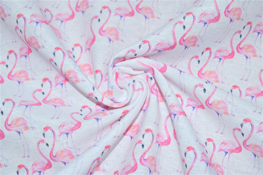 Flamigo Print Linen