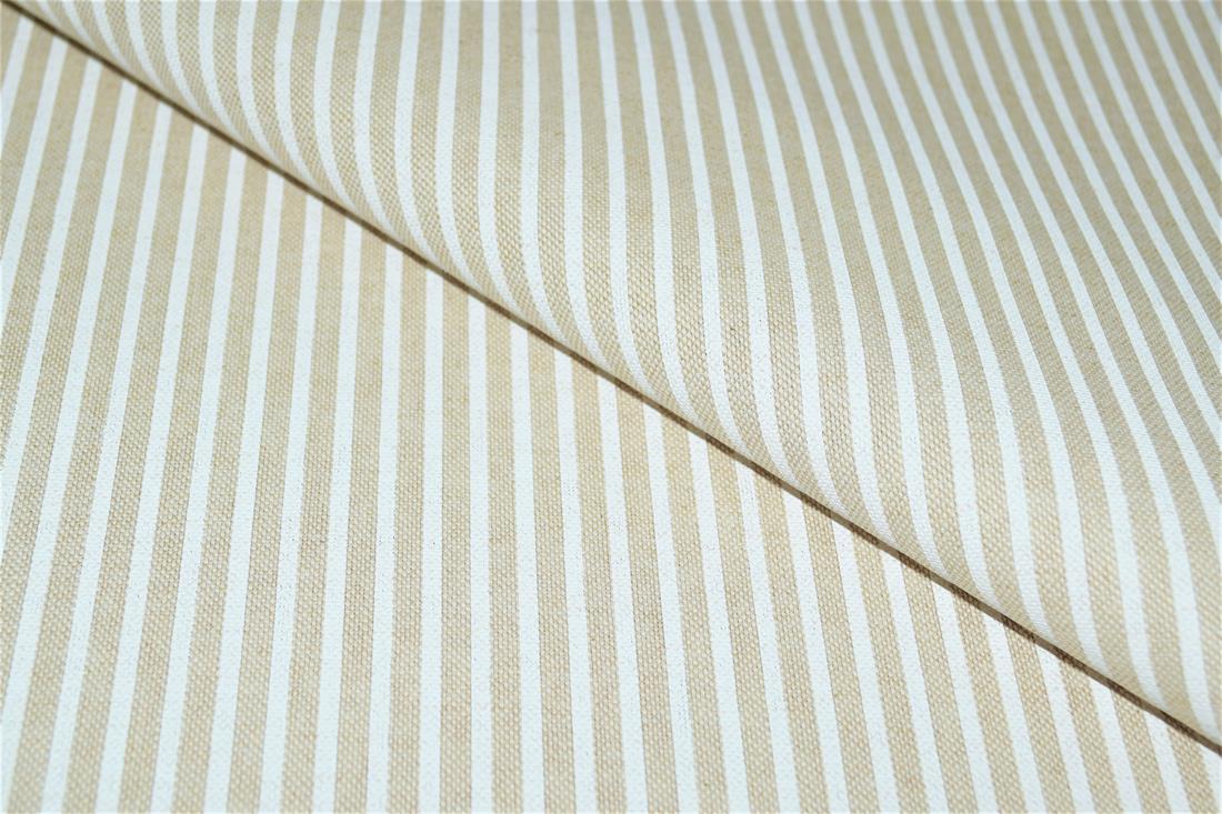 Linen Printed Canvas Fabric