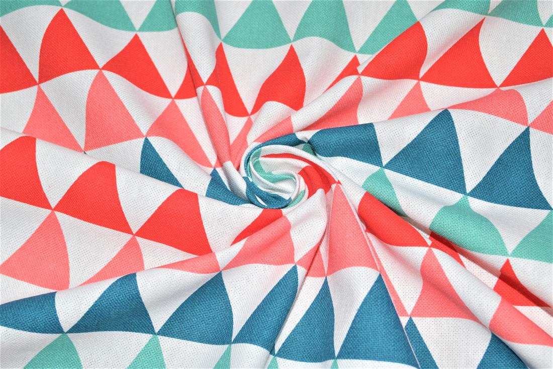 Linen Printed Canvas Fabric
