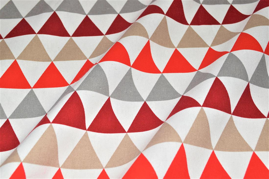 Linen Printed Canvas Fabric