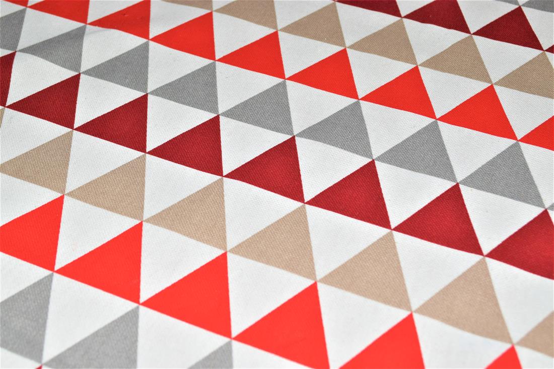 Linen Printed Canvas Fabric
