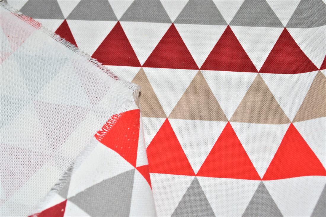 Linen Printed Canvas Fabric