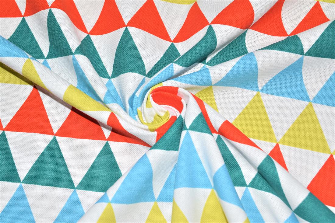 Linen Printed Canvas Fabric