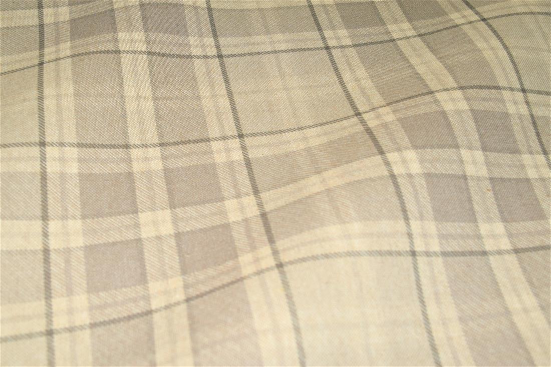 Tartan Print Linen
