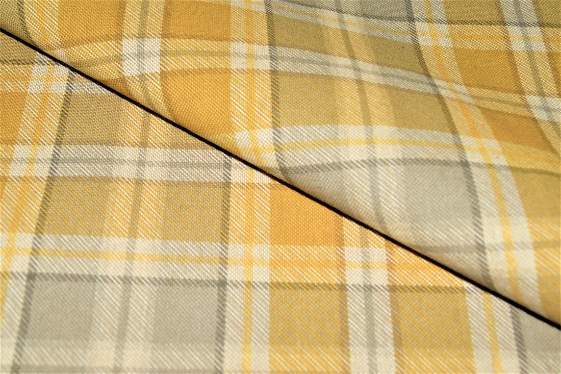 Tartan Print Linen
