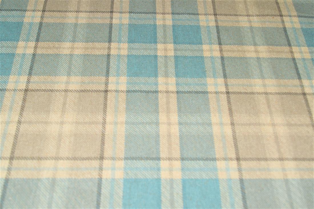 Tartan Print Linen