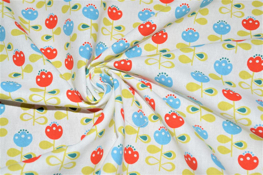Cream Balloon Print Linen