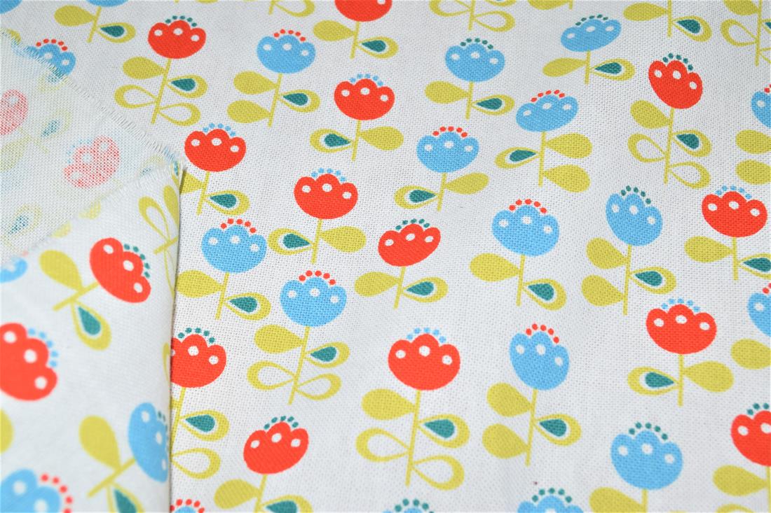 Cream Balloon Print Linen