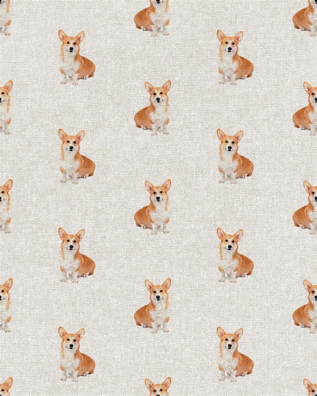Natural Printed Digital Canvas Fabric