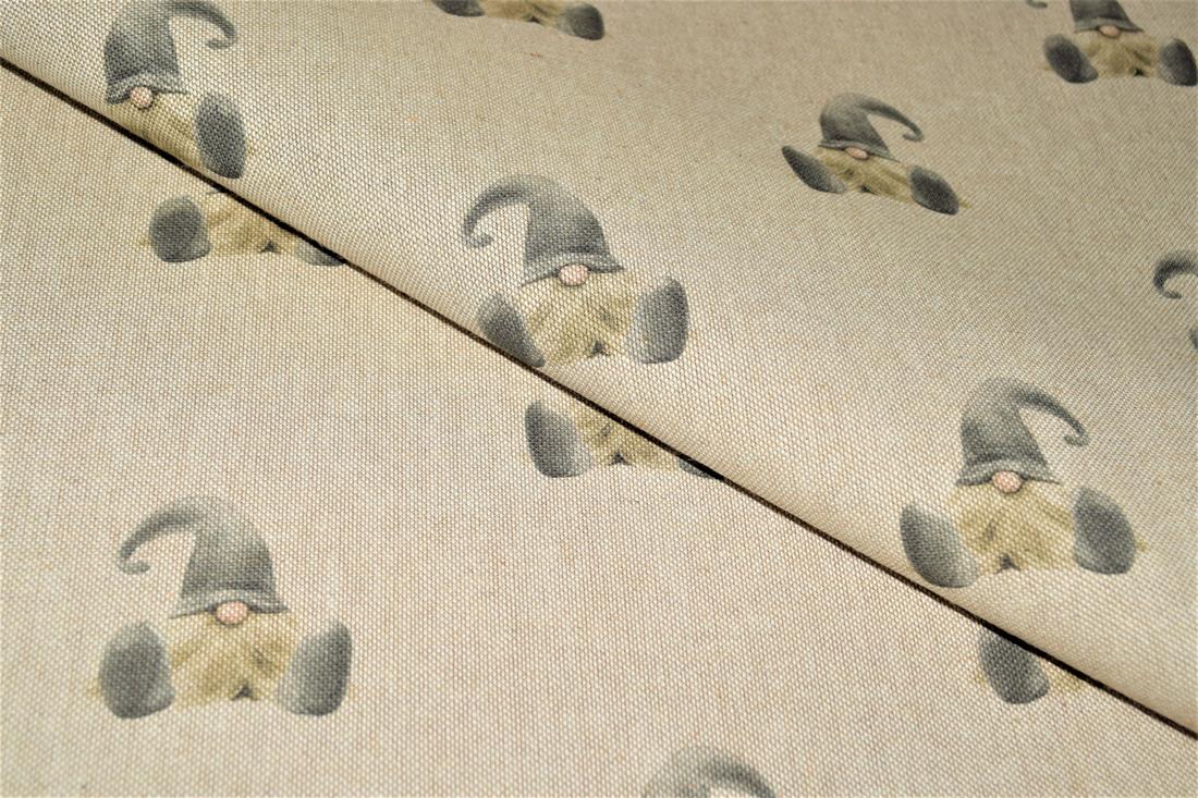 Natural Printed Digital Canvas Fabric