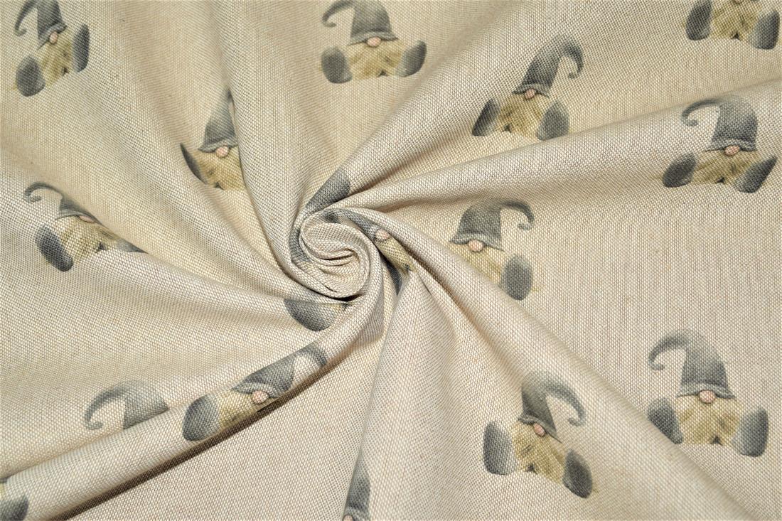 Natural Printed Digital Canvas Fabric