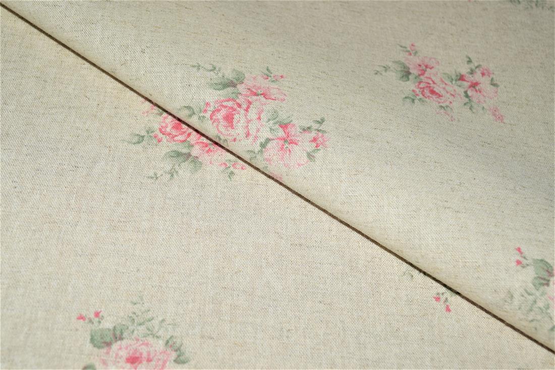 Natural Printed Digital Canvas Fabric