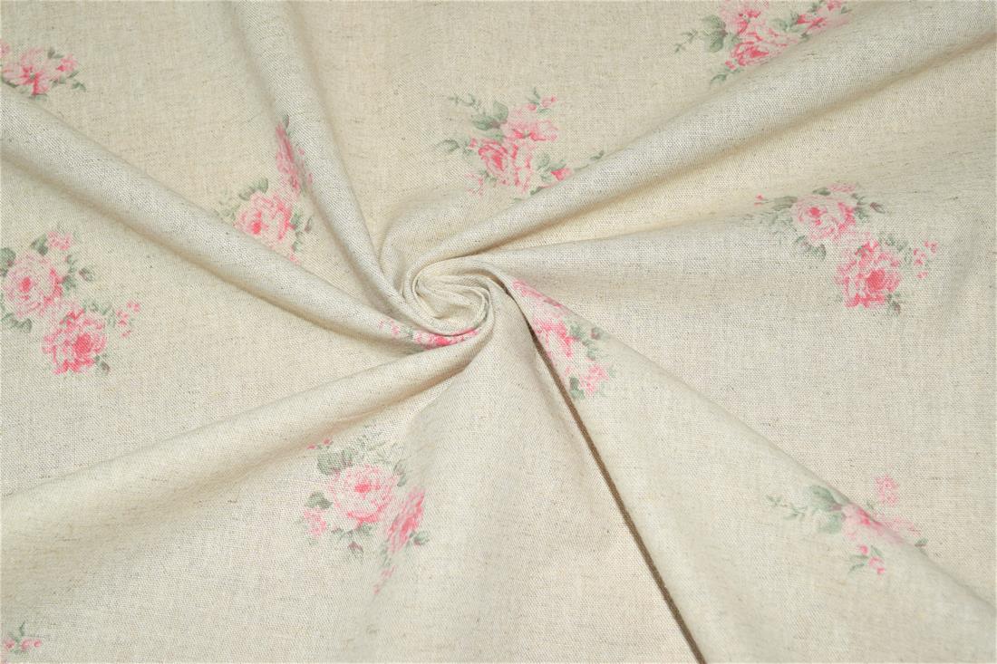 Natural Printed Digital Canvas Fabric