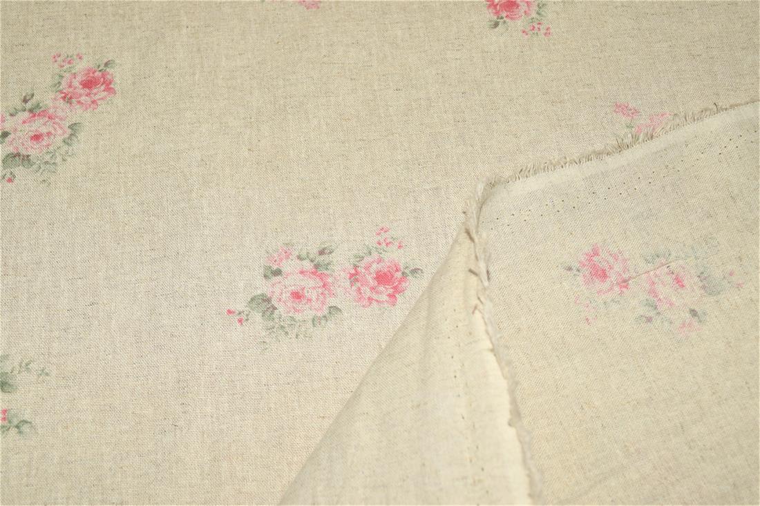 Natural Printed Digital Canvas Fabric